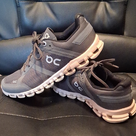 On Running Shoes - OC Black and Pink Athletic Shoes